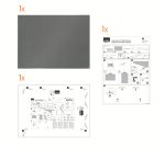 Tablero de anuncios de fieltro Nobo Impression Pro de 1200x900 mm
