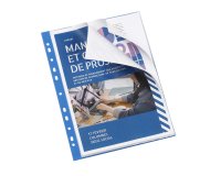 Protège-documents Viquel polypropylène A4 20 pochettes - 40 vues couleur bleu