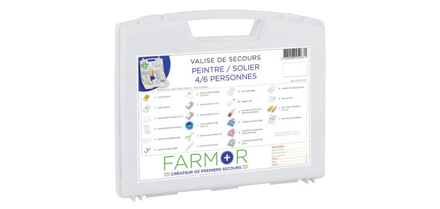 Valise de secours Peintre 4/6  personnes