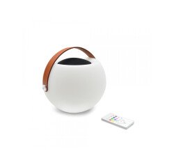 Altavoz inalámbrico KSIX Bubble con lámpara 7 colores, Control remoto, True Wireless Stereo 5.0