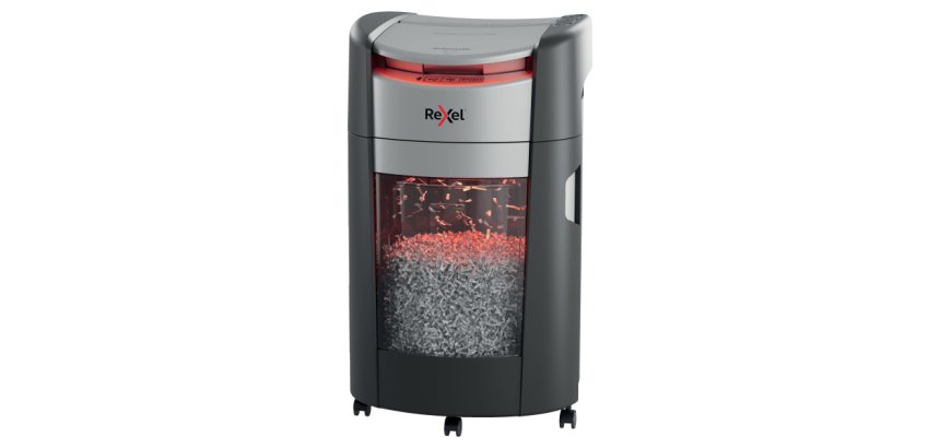 Destructora de papel de corte en partículas Rexel ShredMax AutoFeed+ 300X P4