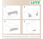 Revistero Leitz Puro, cartón 100% reciclado, pack de 2