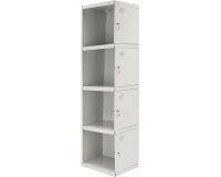 Taquilla continuación desmontada Simon Locker prof. dism. 4 doors 1/4 300 addi gris