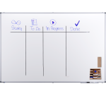 Tableau blanc laqué PREMIUM 120x180cm - Legamaster