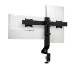 Brazo SmartFit™ de ahorro de espacio para dos monitores