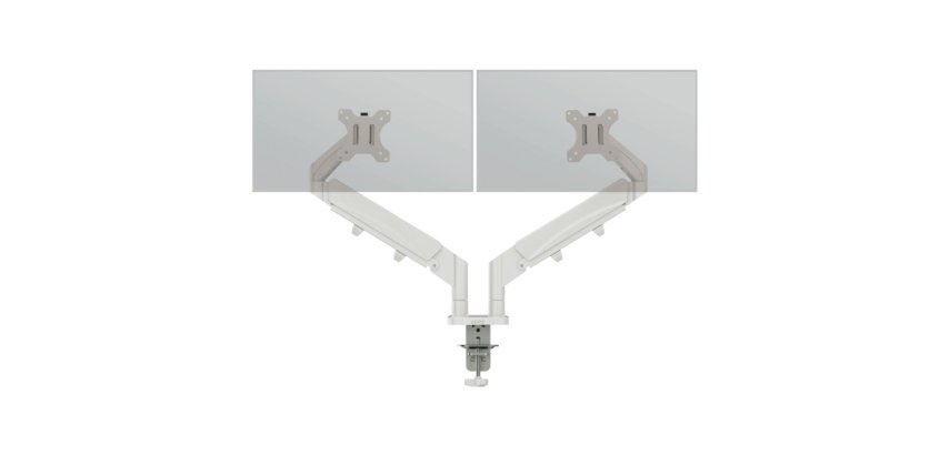 Brazo para dos monitores Leitz Ergo Space Saving