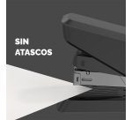Grapadora EasyPress LX860 Fellowes negra Microban. Media carga