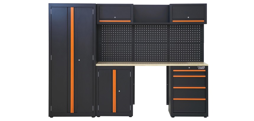 Mobilier de rangement modulable pour garage et atelier