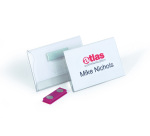 Porte-badge 54x90 mm avec aimant - Boîte de 25