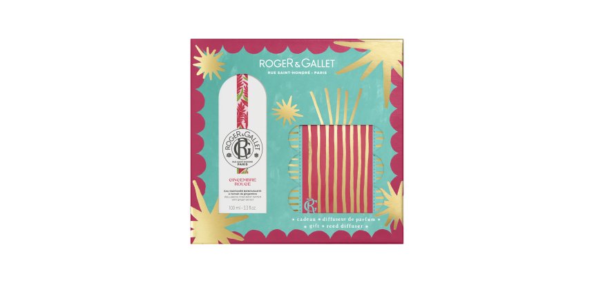 Roger & Gallet Set Noël gingembre 100ml + Diffuser 2025