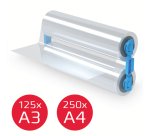 Recambio de rollo de plastificación para cartucho recargable GBC Foton 30 de 75 micras brillante