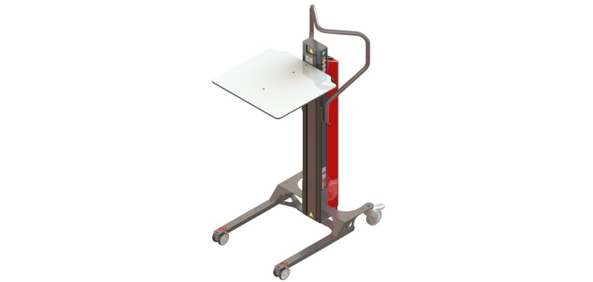 Gerbeur Astair à levée électrique avec plateau 60 kg course de levée 900 mm