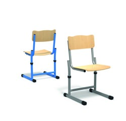 Chaise luge réglable Fabiano hêtre - Taille 3 à 6 - Ecole maternelle  à primaire (M3/P6)