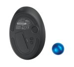 Trackball inalámbrico TB450 ProFit® Ergo Kensington, negro y azul