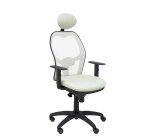 Silla Jorquera malla blanca asiento bali con cabecero fijo
