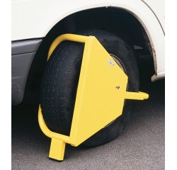 Bloque roue - Antivol haute sécurité - Tôle épaisse 3 mm