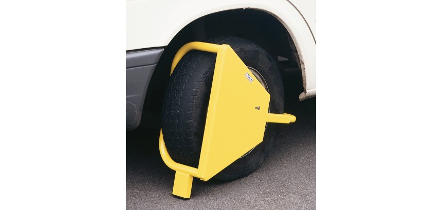 Bloque roue - Antivol haute sécurité - Tôle épaisse 3 mm