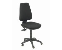 Elche S ruedas parquet tapizado - Negro