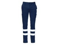 Pantalón básico multibolsillos con bandas reflectantes