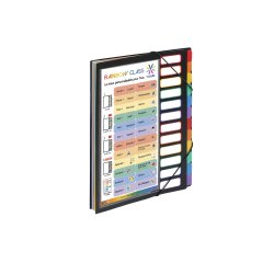 Trieur plastique extensible 12 onglets "School Case" Viquel Rainbow Class