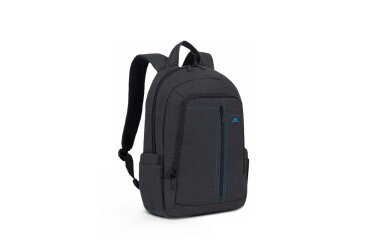 Mochila de lona para portátil 15.6" Alpendorf Rivacase impermeable Negro