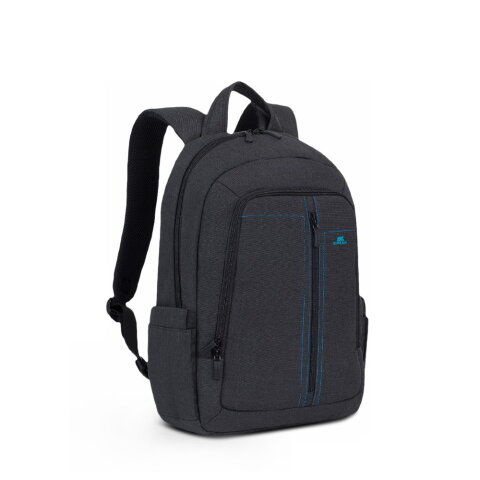 Mochila de lona para portátil 15.6" Alpendorf Rivacase impermeable Negro
