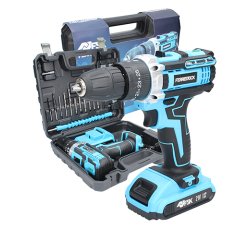 Taladro percutor 21V 1,5 AH FSK 25 piezas