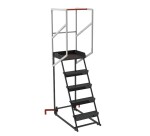 Escabeau roulant étroit 5 marches