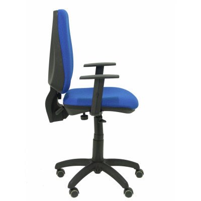 Elche CP brazos regulables ruedas parquet tapizado - Azul