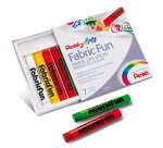 Ceras Fabric Fun para uso textil Pentel - Caja de 7 surtidas