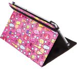 Funda Universal Estampada (9 - 10.4) Cool Ice Pop Metal Rojo puntos blancos