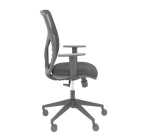 Silla Motilla malla negra asiento bali negro brazo regulale