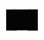 Pizarra vidrio magnetica negra 1200X900