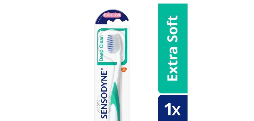 Sensodyne deep clean extra soft brosse a dents