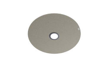 Panneau acoustique suspendu à plat avec éclairage LED intégré Queen FlexMute Diamètre 90 cm en PET 12 mm