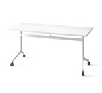 Table de réunion rabattable à roulettes POLLY - plateau profondeur 70cm