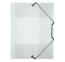 Chemise à élastique 3 rabats plastique Viquel Propyglass 24 x 32 – incolore translucide