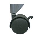 Présentoir mobile DD5GM Gris métallisé et noir Alba