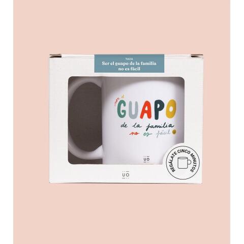 Taza "Ser el guapo de la familia no es fácil" 350 ml cerámica