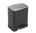 Afvalbak met pedaalsorteerder E-Cube 10 + 9L