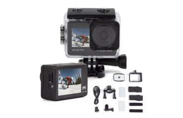 PRIXTON Cámara deportiva 4K Dual Screen | DV670