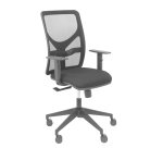 Silla Motilla malla negra asiento bali negro brazo regulale