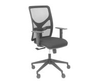 Silla Motilla malla negra asiento bali negro brazo regulale