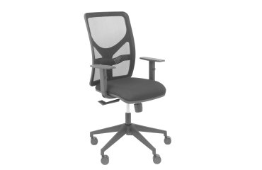 Silla Motilla malla negra asiento bali negro brazo regulale