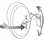 Miroir de sortie Ø 60 cm