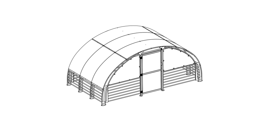 Abri 6 vélos suivant pour abri M026V