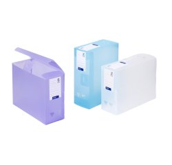 Boîte de classement MAXIDOC - A4 - Dos 12 cm - polypropylène PROPYSOFT VIQUEL - Coloris assortis