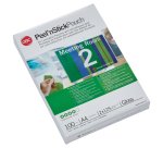 Paquete de 100 fundas de plastificación térmica autoadhesivas GBC Peel n’ Stick™ A4, 2 x 125 micras, brillante