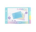 Intercalaires 4 Positions A5 - VIQUEL RAINBOW PASTEL - couleurs assorties
