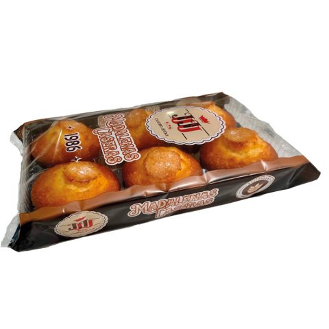 Magdalenas 4 J Pack 6 300 g - Caja con 7 packs